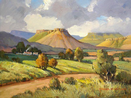 Oil on Canvas Board Size: (405x305x3)mm Frame: (630x530x35)mm SOLD 2012 FRANCE (SouthAfricanArtists.com)