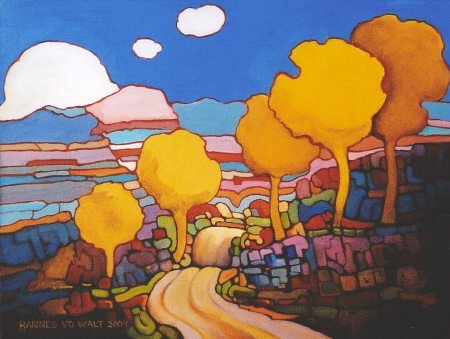 Acrylic on Stretched Canvas Size: (410x305x38)mm Unframed Wedding Gift 2012