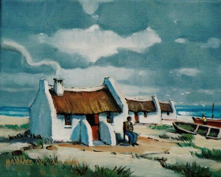 Oil on Stretched Canvas Size: (255x203x18)mm Frame: (405x353x45)mm DONATED 2011