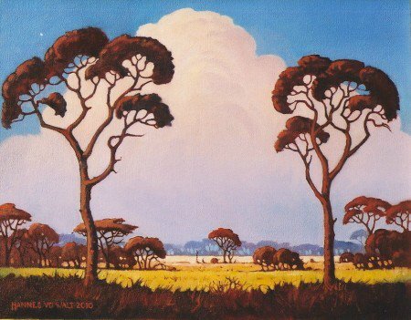 Oil on Stretched Canvas Size: (450x350x20)mm Frame: (610x510x40)mm SOLD 2011