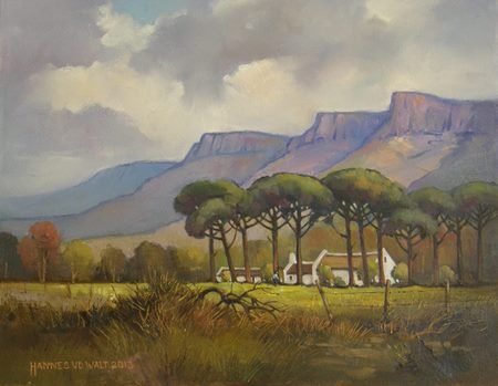 Oil on Stretched CanvasSize: (450x355x25)mmFrame: (635x540x35)mmSOLD 2015 (at ART at Blaauwklippen)