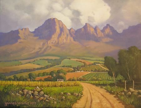 Oil on Stretched CanvasSize: (455x355x19)mmFrame: (640x540x30)mmSOLD 2015 (at ART at Blaauwklippen)