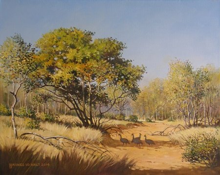 Oil on Stretched CanvasSize: (507x404x18)mmUnframedSOLD 2015 USA (by SouthAfricanArtists.com)